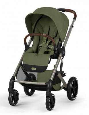 Прогулочная коляска Cybex Balios S Lux 2026 на шасси Taupe Moss Green