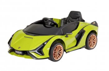 Детский электромобиль Lamborghini Sian 4WD (Лицензия) Зеленый глянец