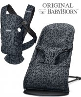 Детский шезлонг BabyBjorn Balance Bliss Mesh и рюкзак-кенгуру MINI Mesh 3