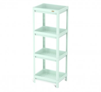Стеллаж Sheffilton SHT-SS25-4 Пастельно-зелёный/при покупке с продукцией