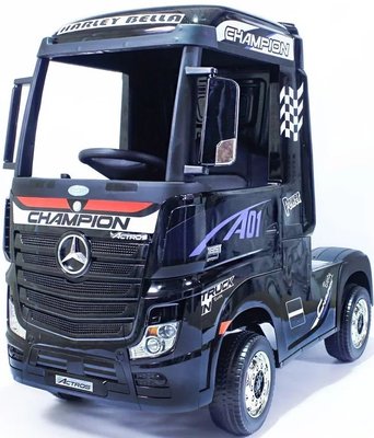 Детский электромобиль Barty Mercedes-Benz Actros HL358 Чёрный глянец