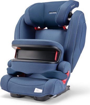 Автокресло детское Recaro с динамиками Monza Nova IS PRIME seatfix (Рекаро Монза Нова АйЭс) Pime Sky Blue