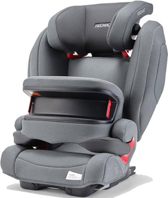 Автокресло детское Recaro с динамиками Monza Nova IS PRIME seatfix (Рекаро Монза Нова АйЭс) Prime Silent Grey