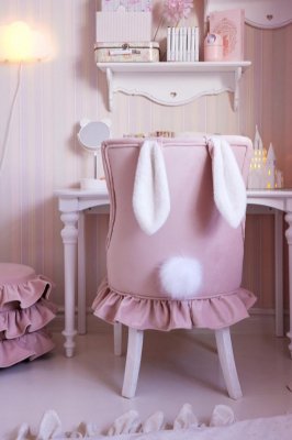 Полукресло взрослое Amari Зайка Розовый