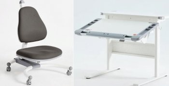 Комплект стол-парта Comf-pro М28 с креслом &quot;Kids Master&quot; K639 Серый