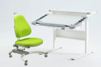 Комплект стол-парта Comf-pro М28 с креслом &quot;Kids Master&quot; K639 Зелёный