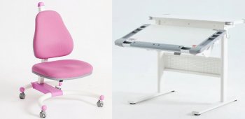 Комплект стол-парта Comf-pro М28 с креслом &quot;Kids Master&quot; K639 Розовый