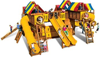 Детская игровая площадка Rainbow Play Systems Метрополис Тент (Metropolis RYB)