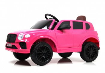 Детский электромобиль Rivertoys X007XX розовый глянец