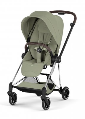 Прогулочная коляска Cybex Mios IV 2026 Sage Green (шасси на выбор) шасси Chrome Brown
