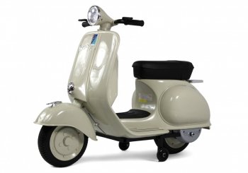 Детский электроскутер Rivertoys VESPA (M888MM) Серый