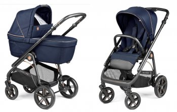 Коляска 2 в 1 Peg Perego Veloce TC Belvedere Blue Shine New