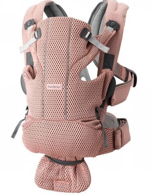 Рюкзак повышенной комфортности BabyBjorn Move Mesh 0990.03/Пыльно-розовый