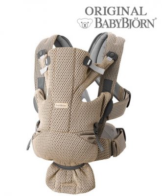 Рюкзак-кенгуру для новорожденных BabyBjorn Move Mesh 0990.02/Grey Beige