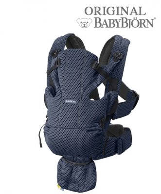 Рюкзак-кенгуру для новорожденных BabyBjorn Move Mesh 0990.08/Navy Blue