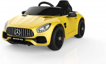 Детский электромобиль Rivertoys Mercedes-Benz GT (O008OO) Желтый