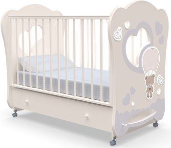 Детская кровать Nuovita Stanzione Cute Bear swing Ваниль
