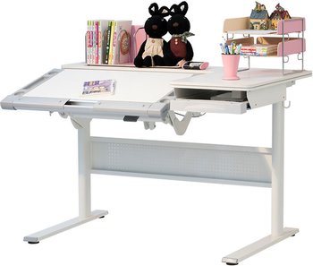 Детский стол-парта эргономичный Comf-pro М18 (Melamine) Белый