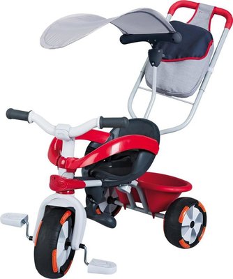 Велосипед трехколесный Smoby Baby Driver Confort 434115 / 434116 1-4 г (Смоби Беби Драйв Конфорт) Красный