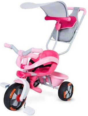 Велосипед трехколесный Smoby Baby Driver Confort 434115 / 434116 1-4 г (Смоби Беби Драйв Конфорт) Розовый