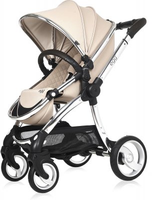 Детская прогулочная коляска Egg Honeycomb & Chrome Chassis