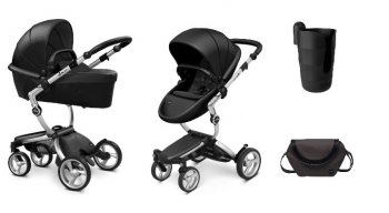 Коляска 2 в 1 Mima Xari 4G Black (Starter Pack и шасси на выбор) шасси Aluminum 4G