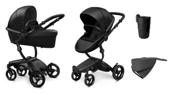 Коляска 2 в 1 Mima Xari 4G Black (Starter Pack и шасси на выбор)