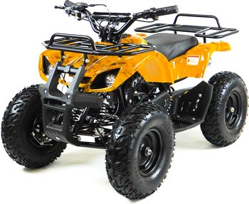 Квадроцикл детский бензиновый MOTAX ATV Mini Grizlik Х-16 Big Wheel с Механическим стартером Жёлтый камуфляж
