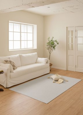 Детский коврик Cushion DustEnd "Благородный серый" 230х140х0.55 см