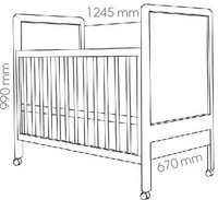 Кровать детская BamBino Minny 3