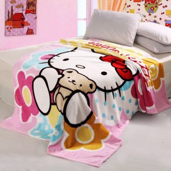 Плед детский Pansky Hello Kitty, 150*200 см цвет-1