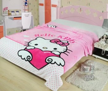 Плед детский Pansky Hello Kitty, 150*200 см цвет-3