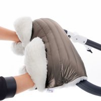 Муфта для рук на коляску Esspero Soft Fur Lux (Натуральная шерсть) 2