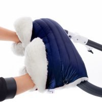 Муфта для рук на коляску Esspero Soft Fur Lux (Натуральная шерсть) 7
