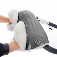 Муфта для рук на коляску Esspero Soft Fur Lux (Натуральная шерсть) 6
