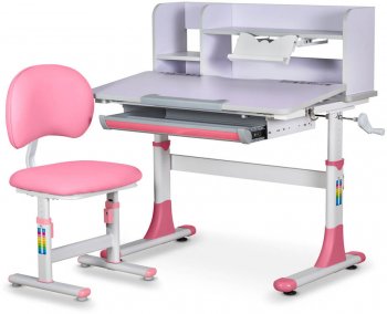 Комплект парта и стульчик Mealux EVO BD-22 Розовый