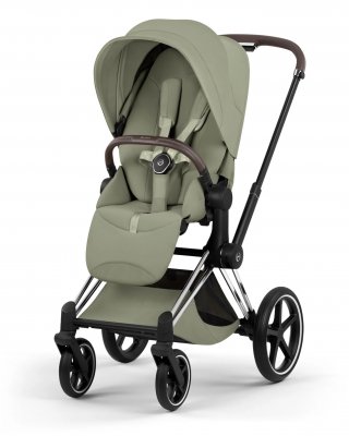 Прогулочная коляска Cybex Priam V Sage Green (шасси на выбор) шасси Chrome Brown