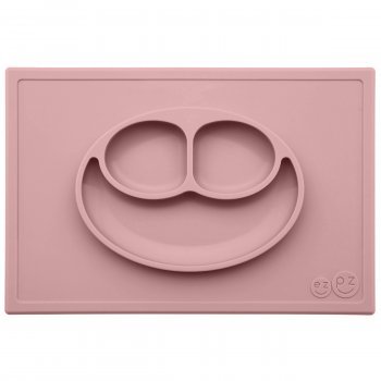 Тарелочка Ezpz Happy Mat (Изпз Хэппи Мат) нежно-розовый