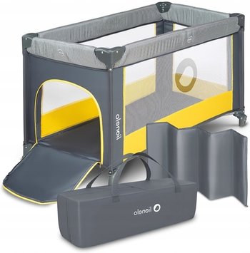 Lionelo - Stefi Playpen - Yellow Lemon