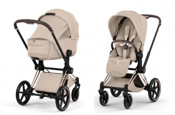 Коляска 2 в 1 Cybex Priam V Сozy Beige (шасси на выбор)