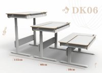 Детский стол-парта эргономичный ДоРеМи DK06 (Электронный) 6