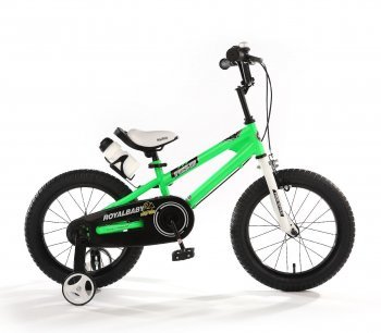 Детский велосипед Royal Baby Freestyle Steel 14&quot; от 3 до 5 лет (Роял Беби Фристайл Стил) Зеленый