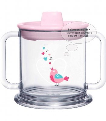 Чашка обучающая Bebe Jou (Бебе Жу) Нежно розовый