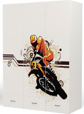 Трехдверный шкаф ABC King Extreme Moto Moto