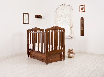 Кровать детская Gandylyan Доминик маятник универсальный (К-2002-28м) Орех