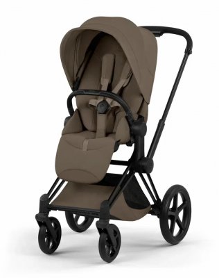 Прогулочная коляска Cybex Priam V Coconut Brown (шасси на выбор) шасси Matt Black