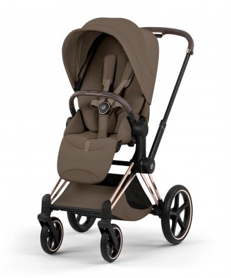 Прогулочная коляска Cybex Priam V Coconut Brown (шасси на выбор)