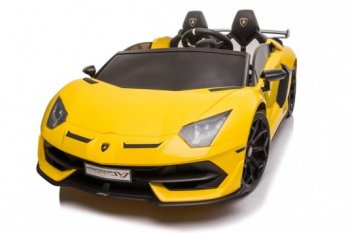 Электромобиль Lamborghini Aventador SVJ (A111MP) с дистанционным управлением (Лицензионная модель) Желтый