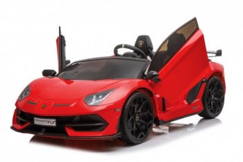 Детский электромобиль Lamborghini Aventador SVJ (A111MP) Красный