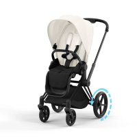 Прогулочная коляска Cybex Priam и e-Priam IV Off White (шасси на выбор) 3